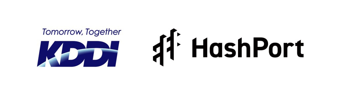 ロゴ:KDDI、HashPort