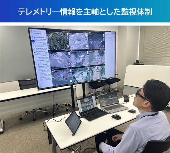 テレメトリー情報を主軸とした監視体制