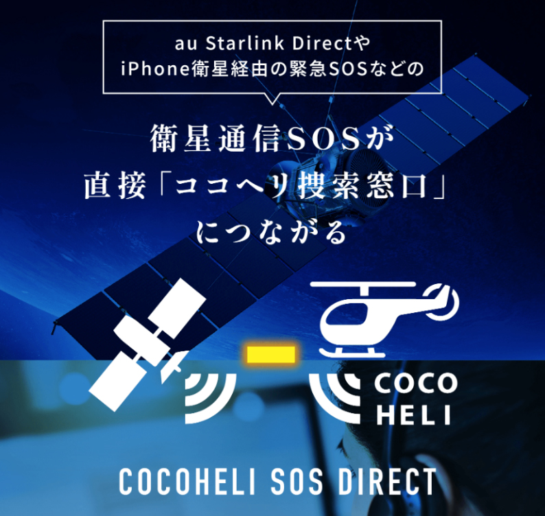 「ココヘリSOSダイレクト」メインビジュアル